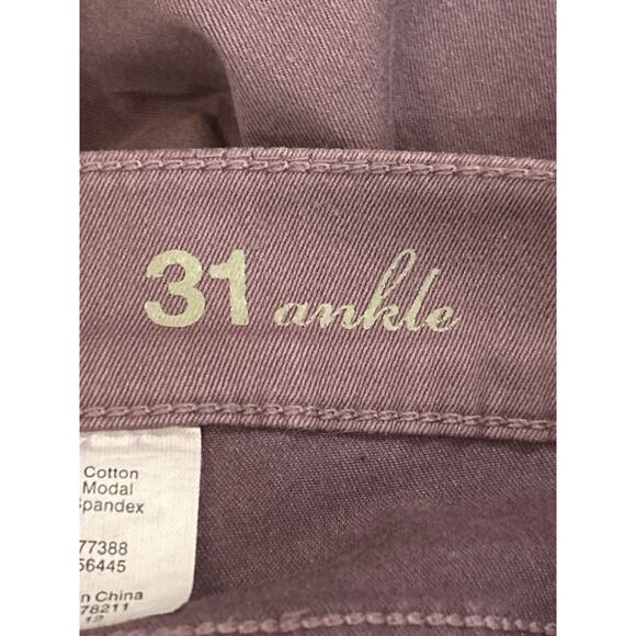 NWT J. Crew Toothpick Mauve Jeans size 31 Ankle - Picture 7 of 7
